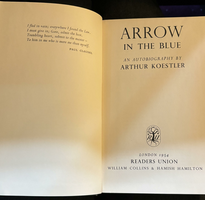 Arrow in the Blue by Arthur Koestler